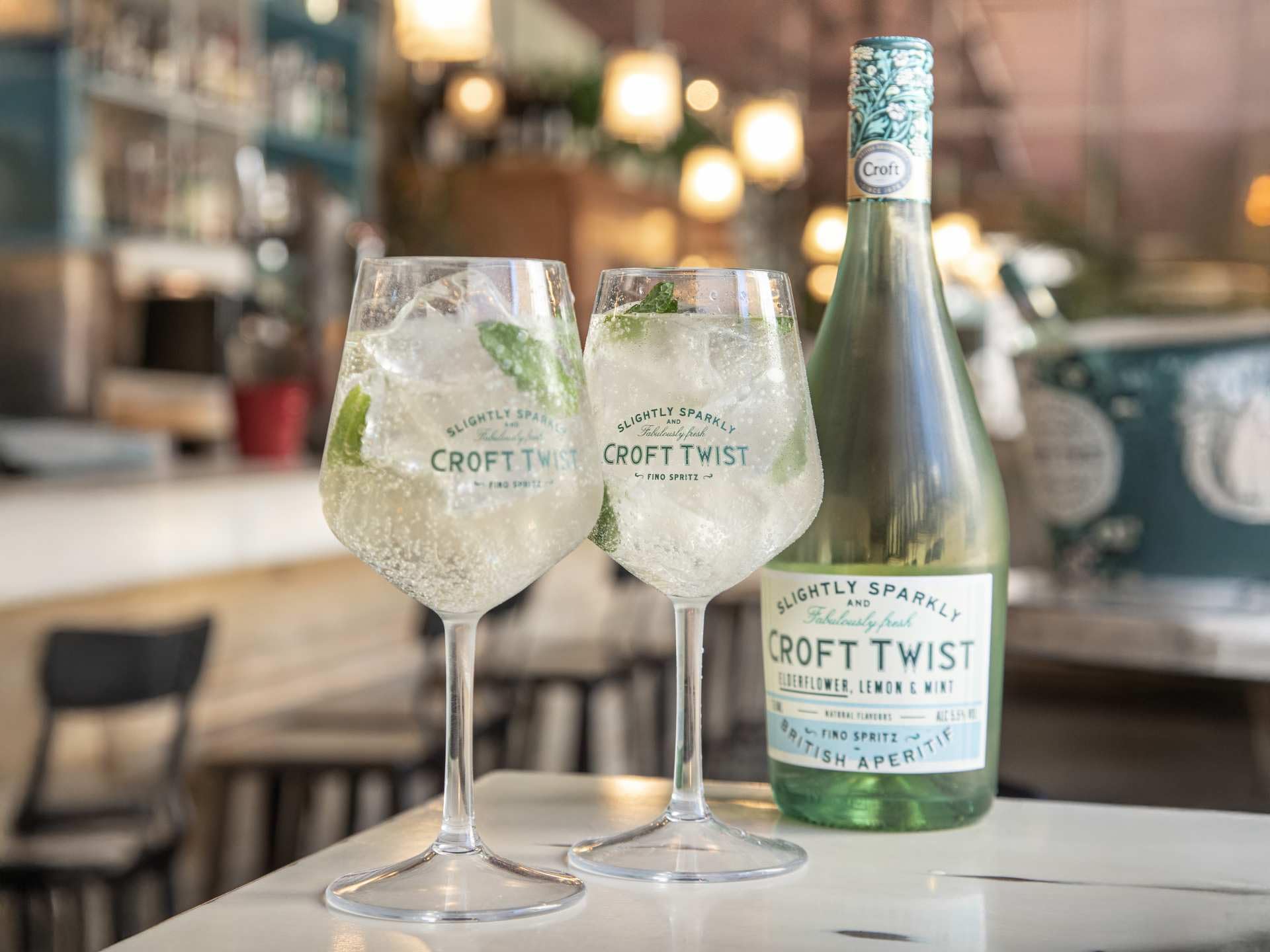 Croft Twist - Envio 24 h - Fino Spritz - El vino más refrescante - Fina Burbuja - Slightly Sparkly - Vino Blanco Espumoso (6 x Bot. 75 cl) - 6 Croft Twist