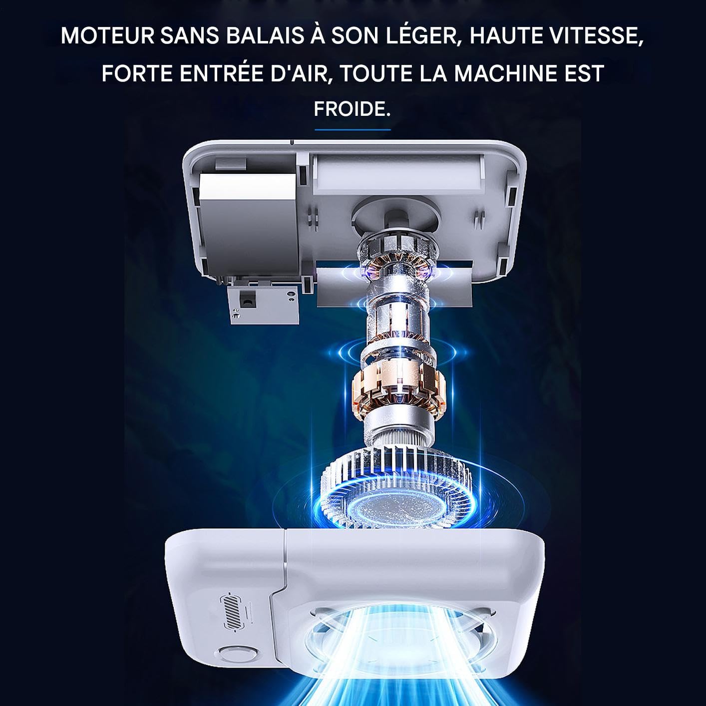 Ventilateur De Manette De Jeu,Dispositif de Rafraîchissement Pour Extension de Manette | Portable 3 Vitesses Réglable Maison Voyage Adultes