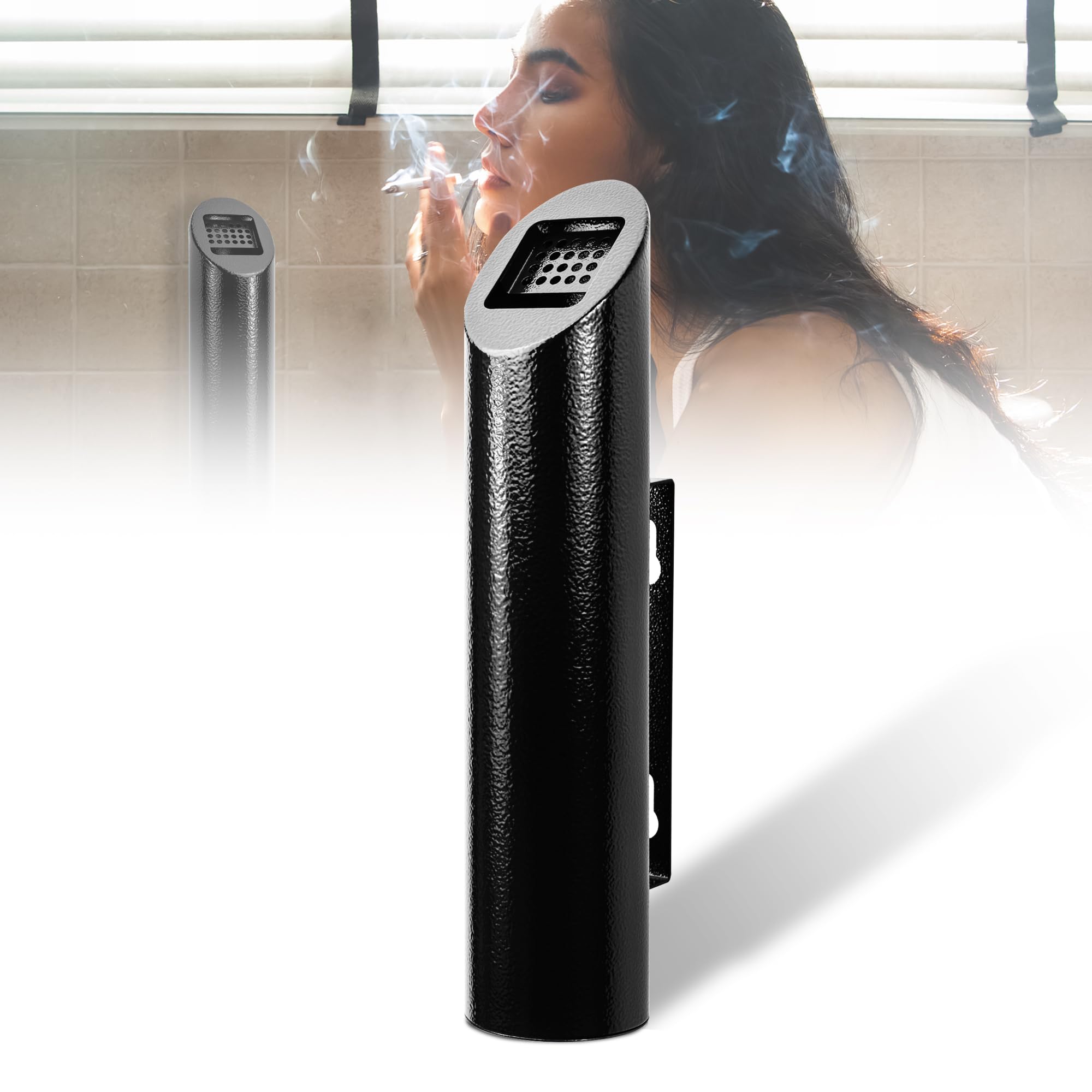 Amazon.com: Cigarette Butt Disposal,Receptacle,Ashtray,Bin,Fireproof,  Prevention of Waterlogging, Corrosion Resistant, Smokeless, Suitable for  Indoor,Outdoor,Offices,Toilets,Smoking Areas.Black : Industrial & Scientific