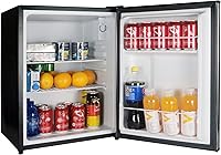 Vista 7 de Magic Chef Mini refrigerador de acero inoxidable sin congelador de 2.4 pies cúbicos