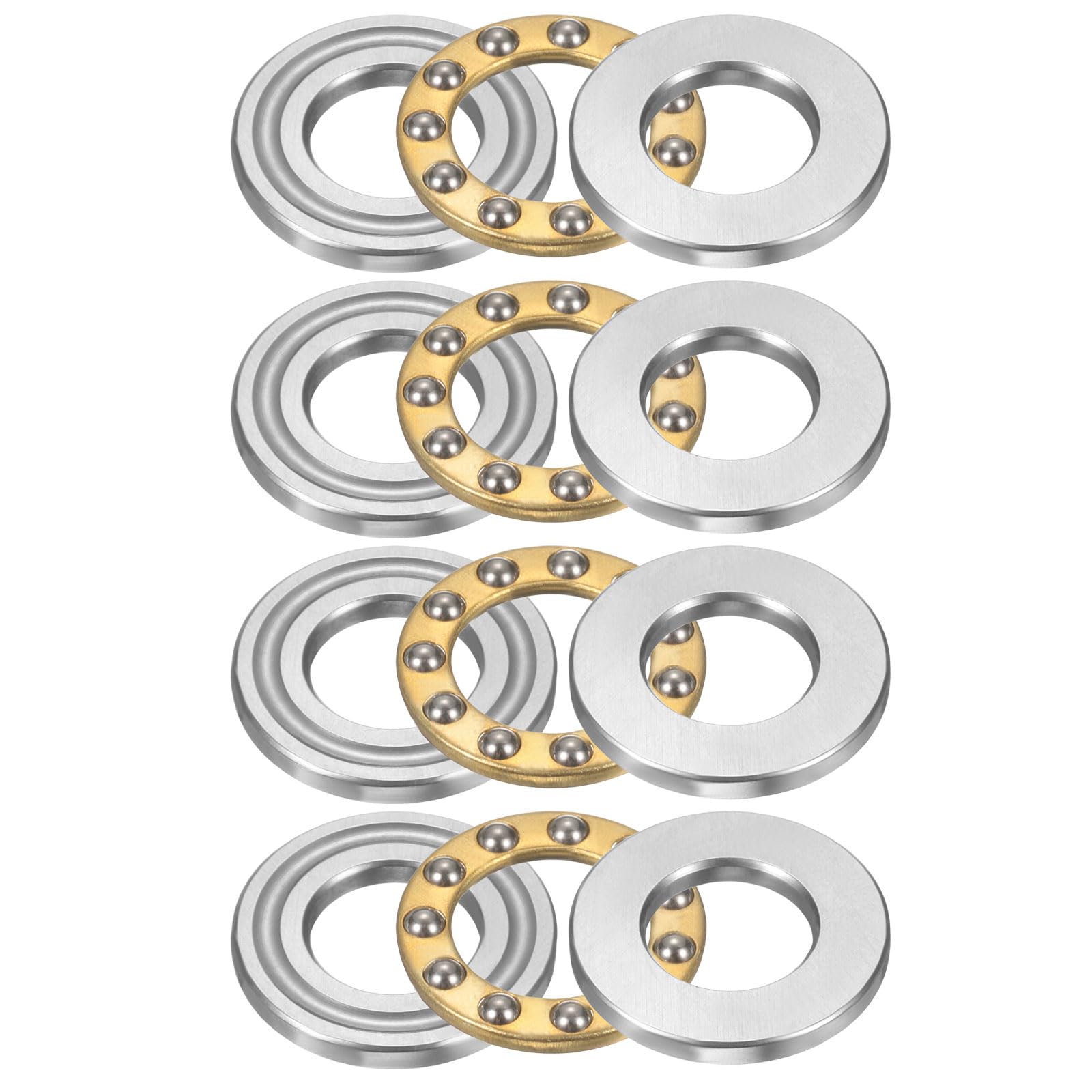 Miniature Thrust Ball Bearings - Chrome Steel, 8mm -22