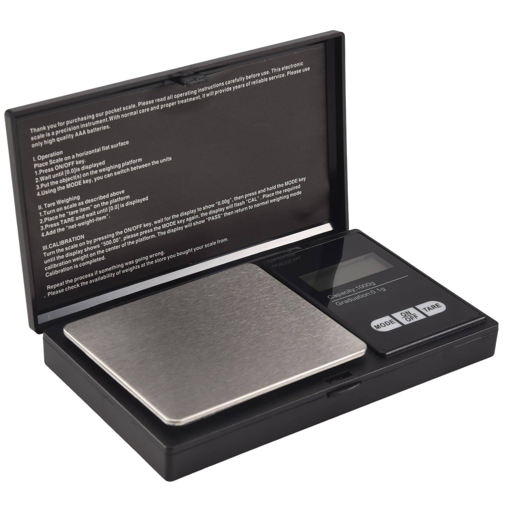 Ctrlzs Digital Pocket Scale 1000G X 0.1G, Kitchen Scale, Jewelry Scales Mini Electronic Scale Pocket Scale