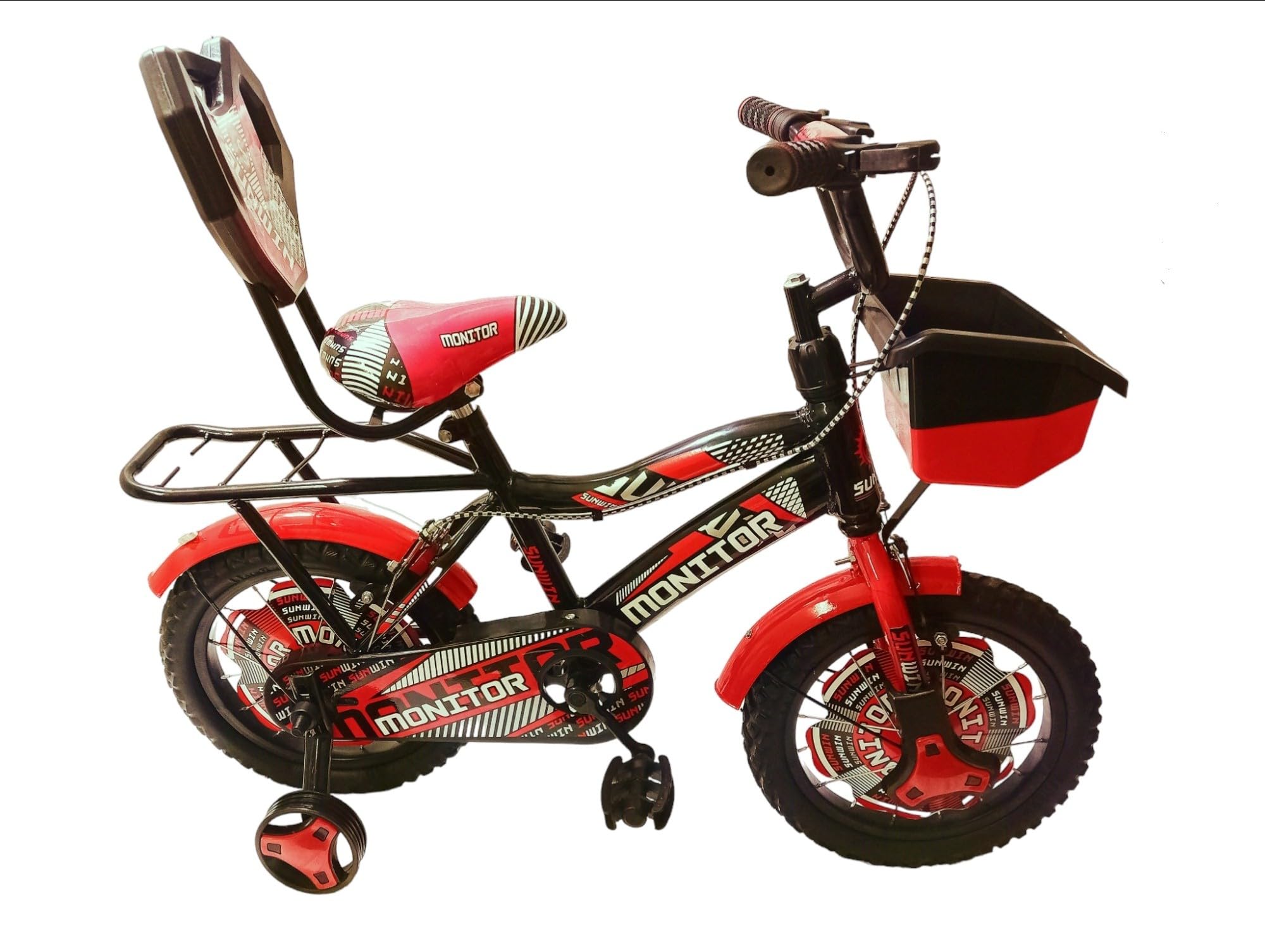 SUNWIN Monitor 14T Kids Cycle Colour Steel Rim 14 INCH Single Speed for 3 to 6 Year for Boys and Girls 14T Bicycle RED Black (B0CP2CC4YF) Amazon Price History, Amazon Price Tracker