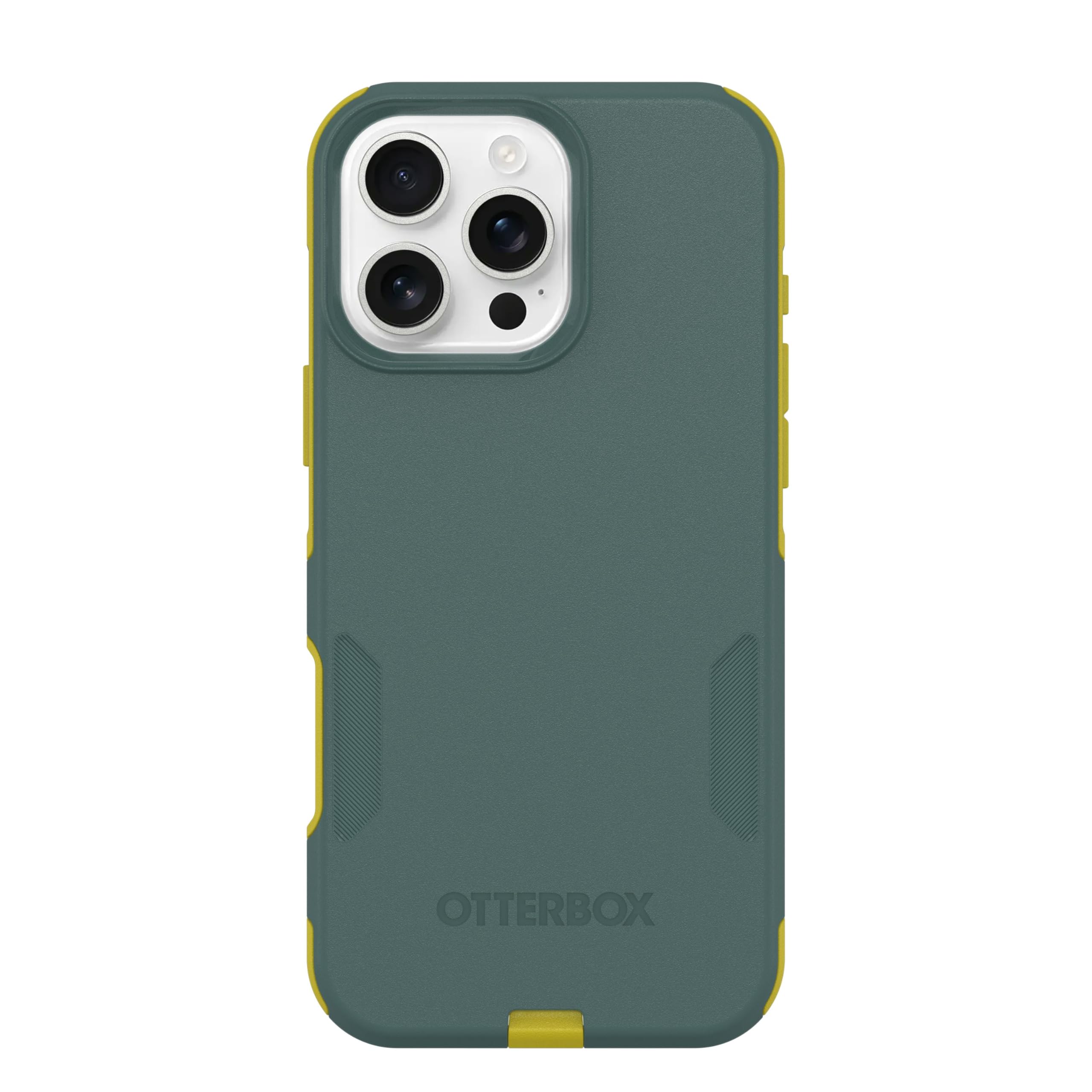 OtterBox Funda MagSafe para iPhone 16 Pro Max (solamente) - Serie Commuter - Ocean Sunrise (verde y amarillo) - Imanes integrados - Delgada y resistente - Apto para bolsillo - con protección de puerto