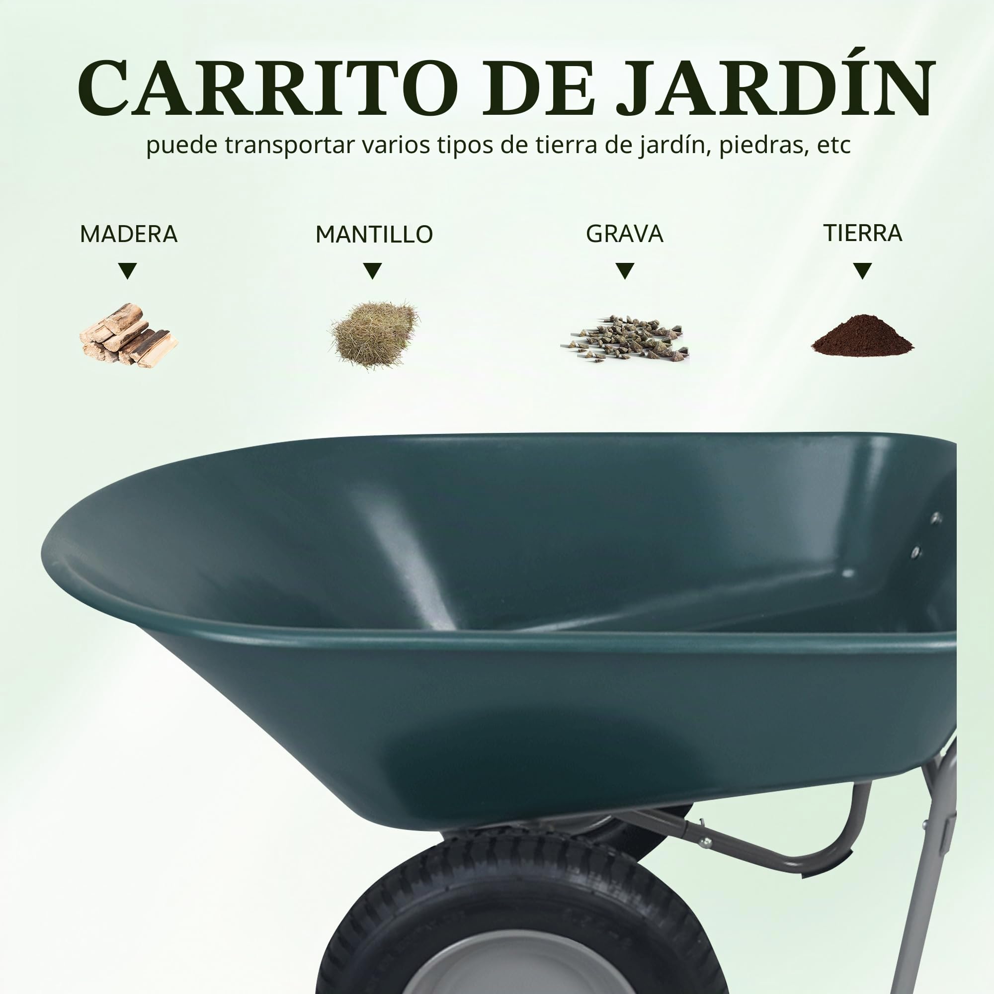 Elevon Carretilla Utilidad de Dos Ruedas con Soporte Integrado