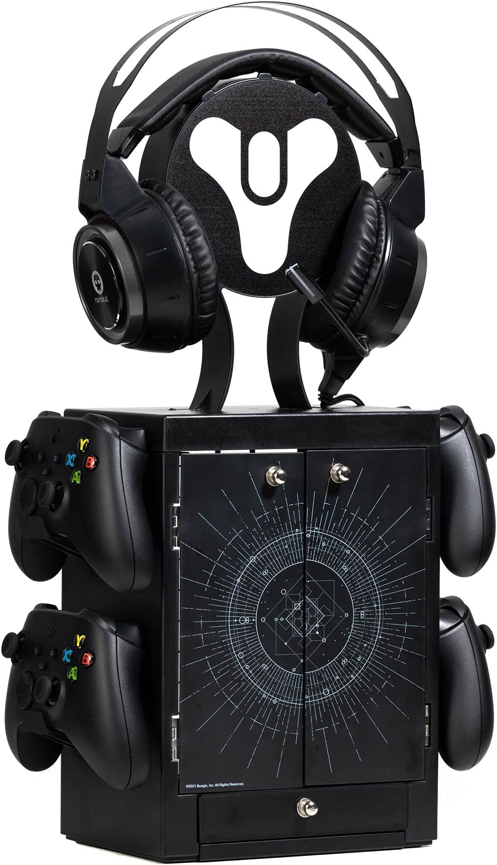 Numskull Official Destiny Gaming Locker, Controller Holder, Headset Stand for PS5, Xbox Series X S, Nintendo Switch - Official Destiny Merchandise