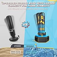 Vista 4 de 67'' Inflatable Punching Bag Freestanding for Kids Aged 3-12 – Heavy Duty Boxing Set for Karate & Taekwondo, Stable Boxing Bag Active Kids Toy