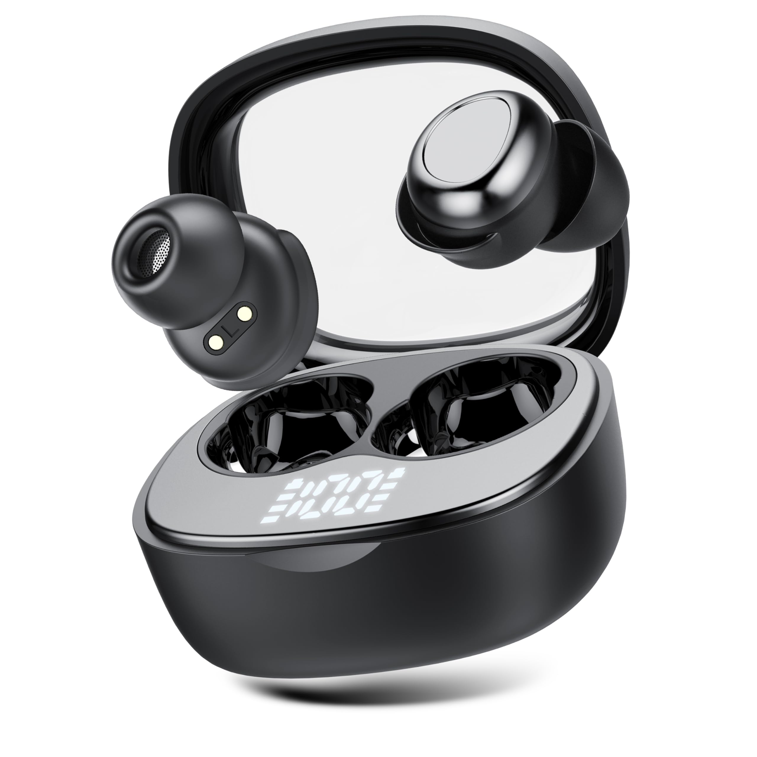 Sleep Ear Buds True Wireless Earbuds 2025 Ultra-Mini Bluetooth 5 4 Earbuds for Side Sleepers 42H Play Hi-Fi