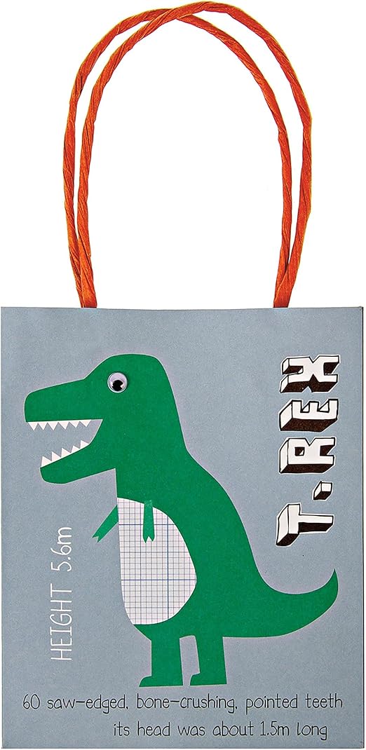 dinosaur drawstring bolsa