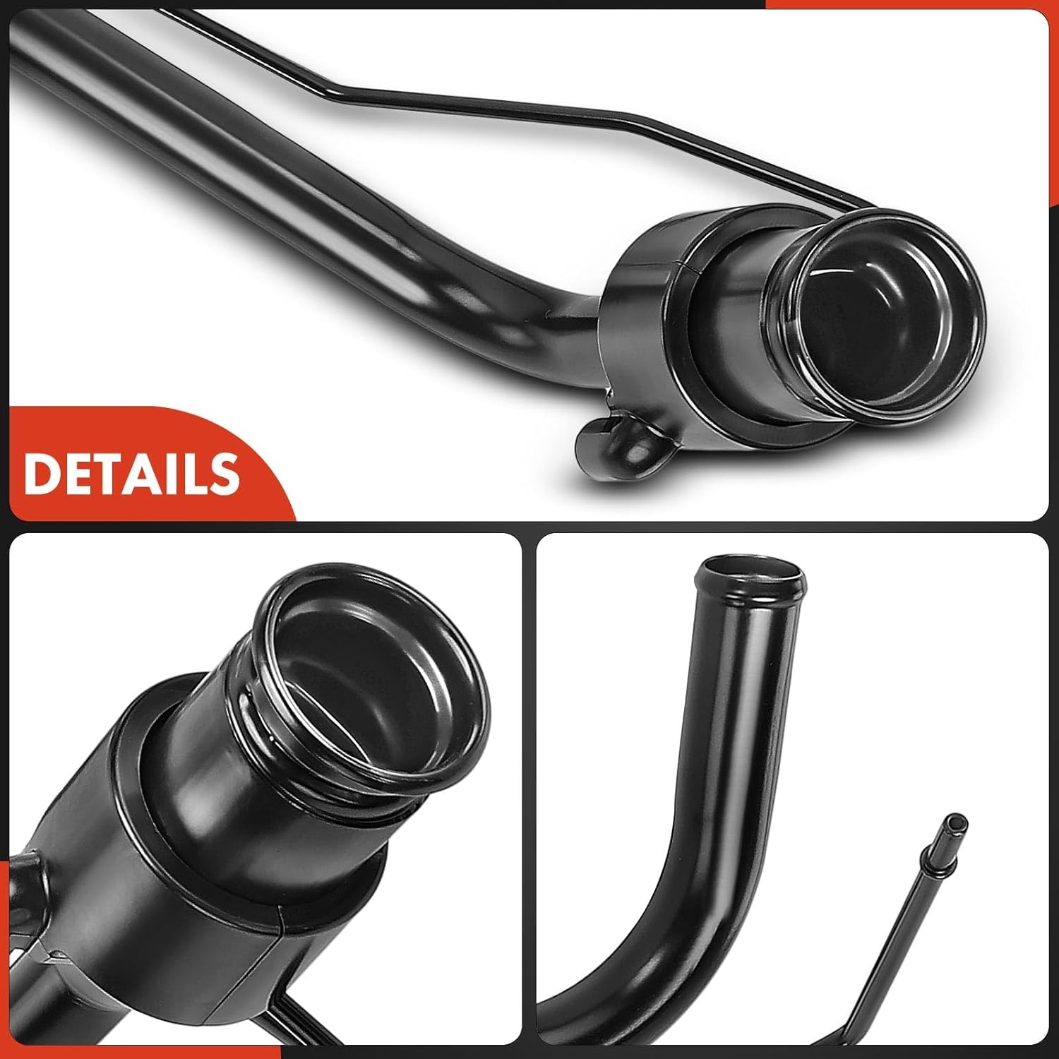 A-Premium Fuel Tank Filler Neck Pipe Hose Compatible with Toyota Corolla, Matrix, 2006 2007 2008, 1.8L