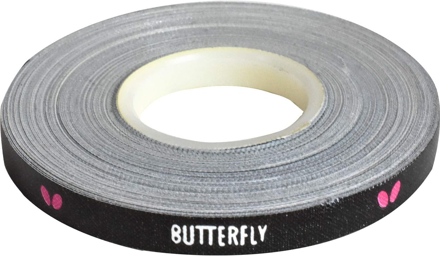 Butterfly Side Tape to Protect The Edges of Your Rubber and Blade for Table Tennis/Ping Pong Paddles - Color Black/White/Magenta - Width 6mm - Rolls Come in 10m (20 Rackets) and 50m (100 Rackets)