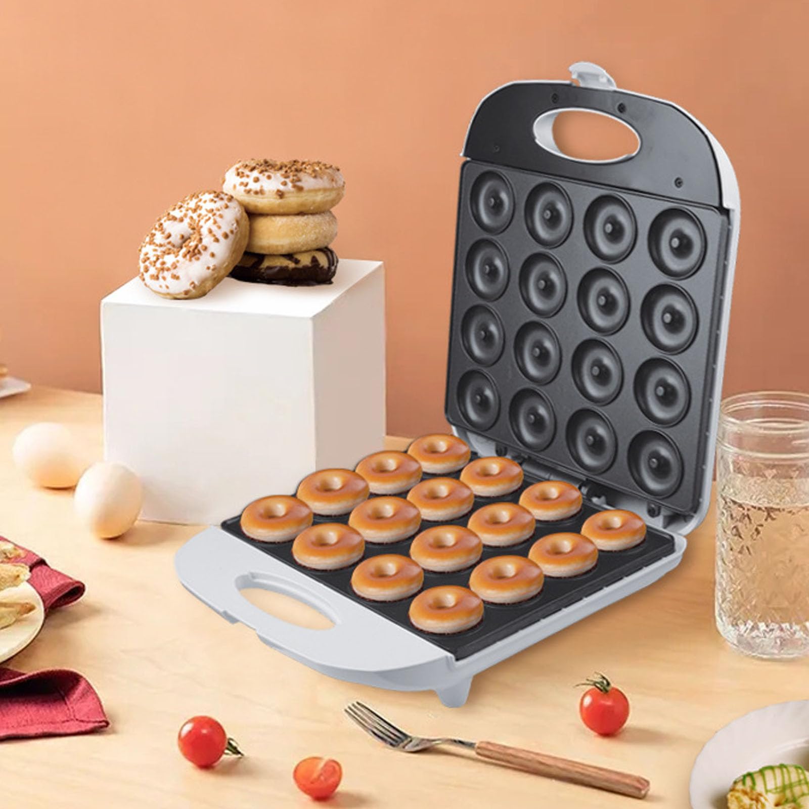 Cake Maker SK08002 Mini Donut Maker, Mini Pancakes Maker Machine