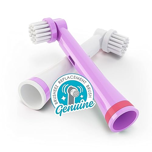 Brusheez Paquete de 2 cabezales de cepillo de dientes electrónico (Sparkle The Unicorn)