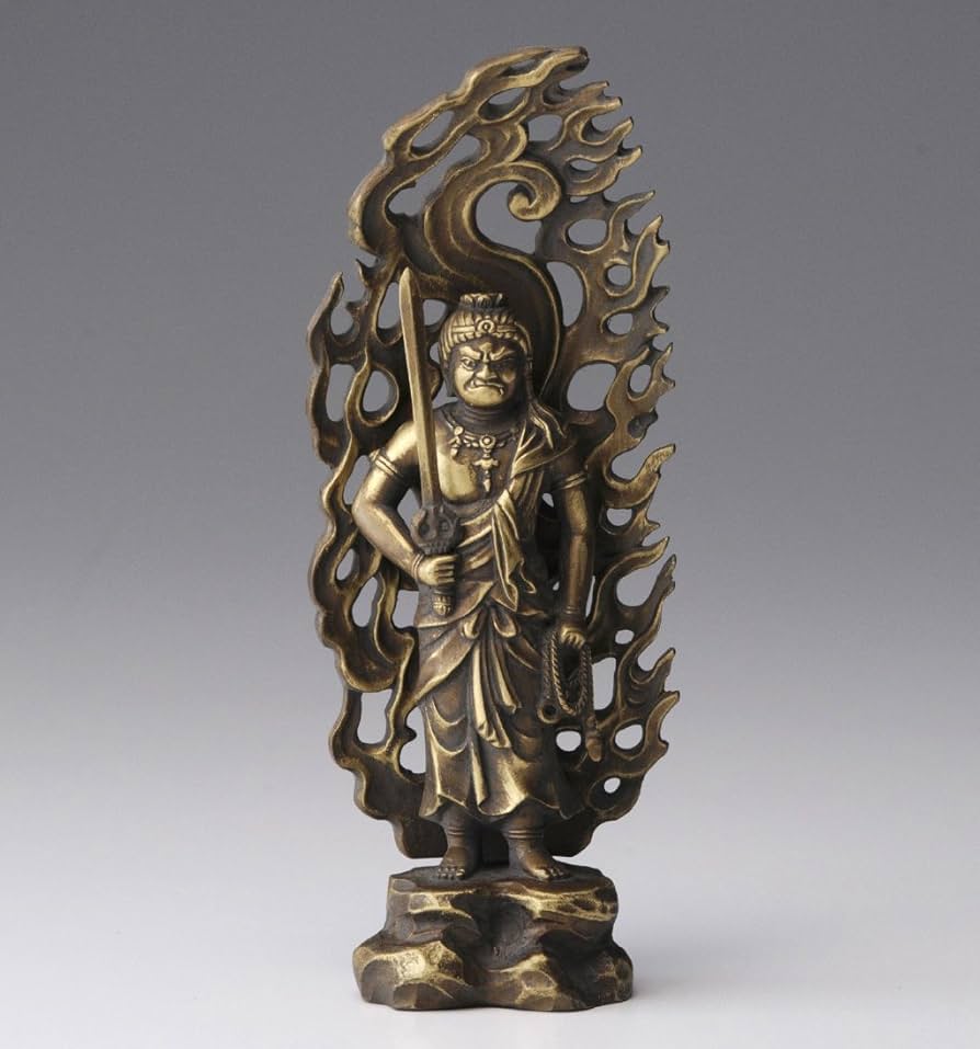 銀製　不動明王像　秀雲銘　279g 銀製 不動明王像 秀雲銘 279g 銀製 不動明王像 秀雲銘 279g 銀製