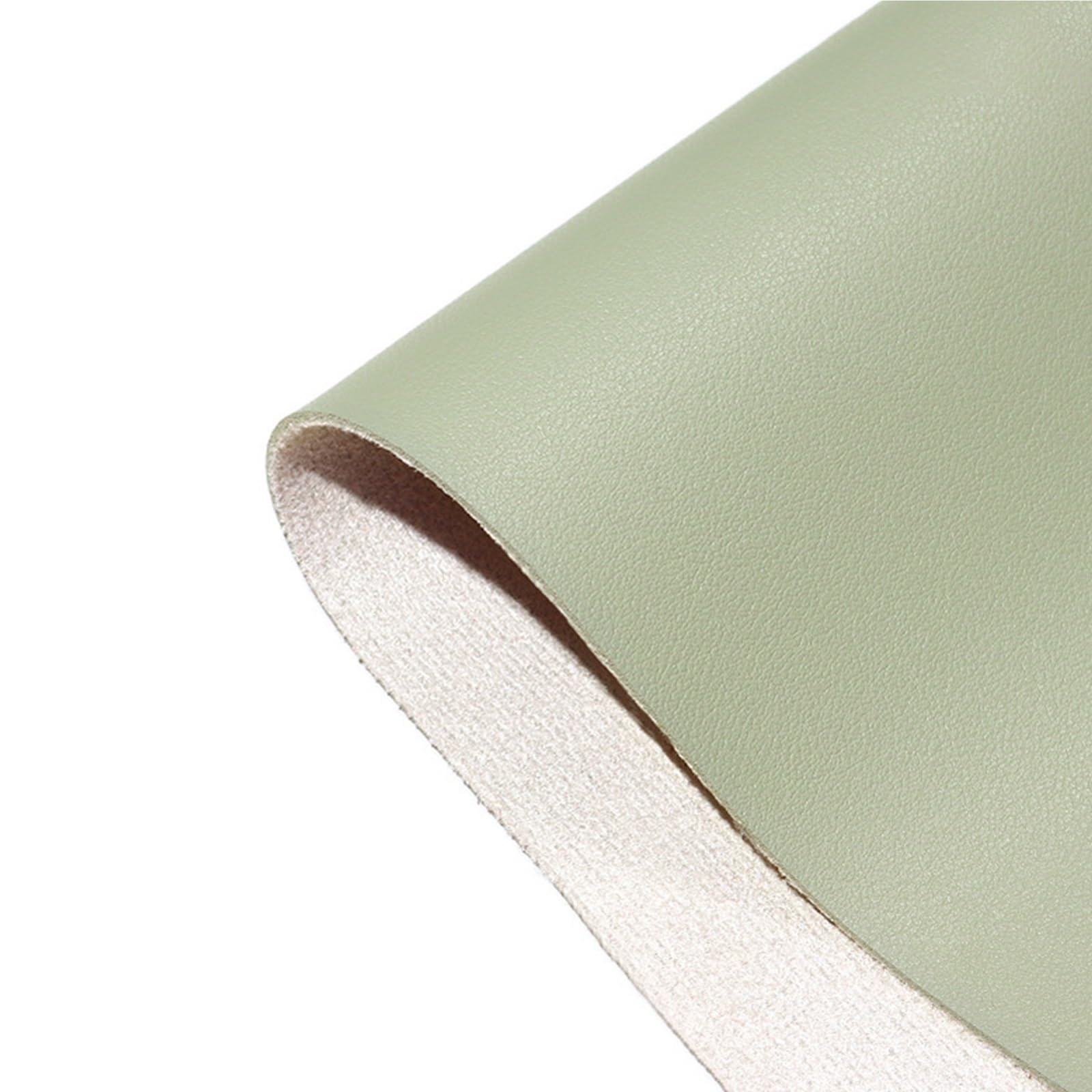 Ritagliabile Tappetino Scrivania, Spessore 2 mm & Lavabile Sottomano Scrivania, Impermeabile Pelle Sintetica Mouse Pad per Cucine, Giardini, Uffici e Feste(Light green,80 cm x 140 cm)