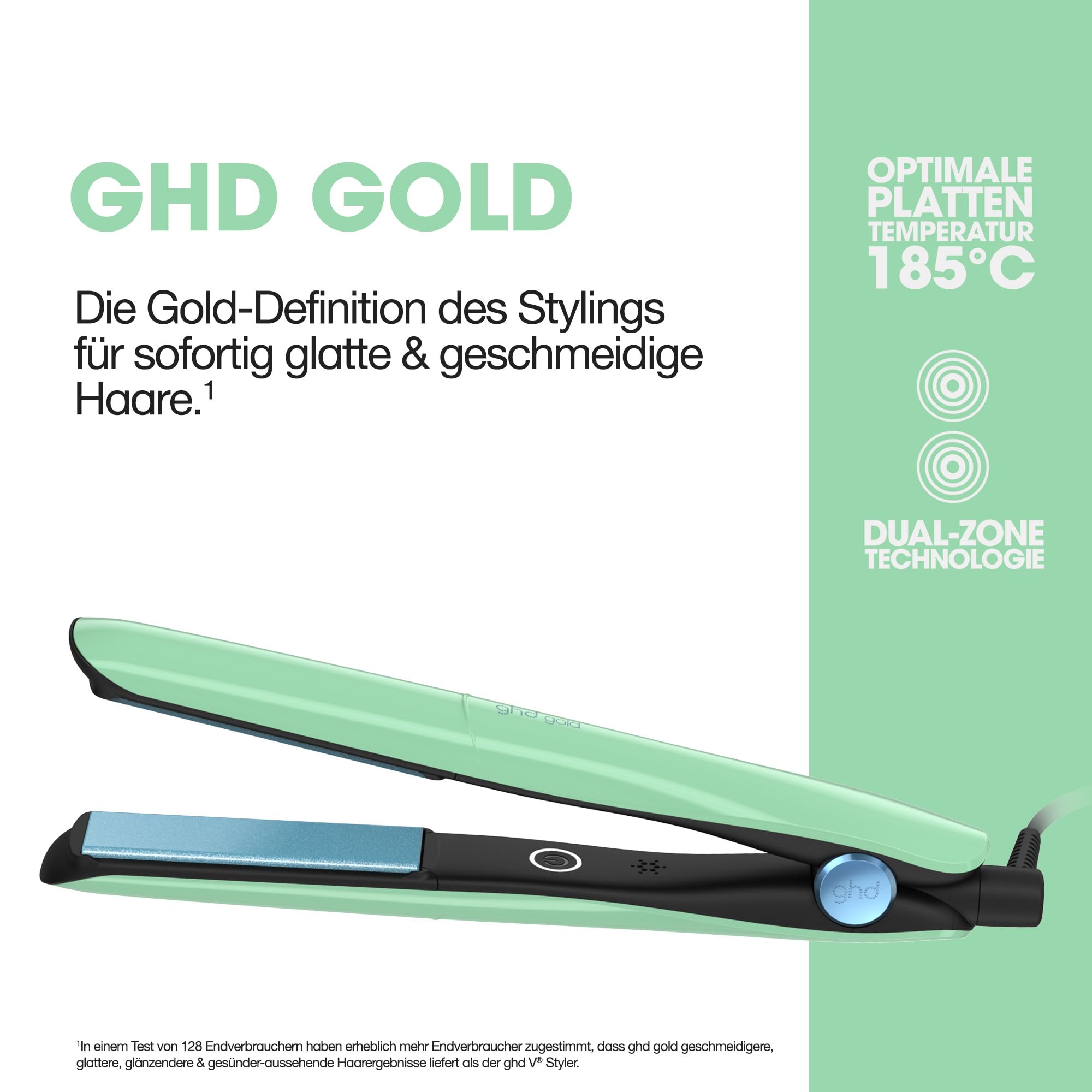 ghd Gold Glätteisen 26mm Multistyler Sleek Anti Frizz Finish für alle Haartypen