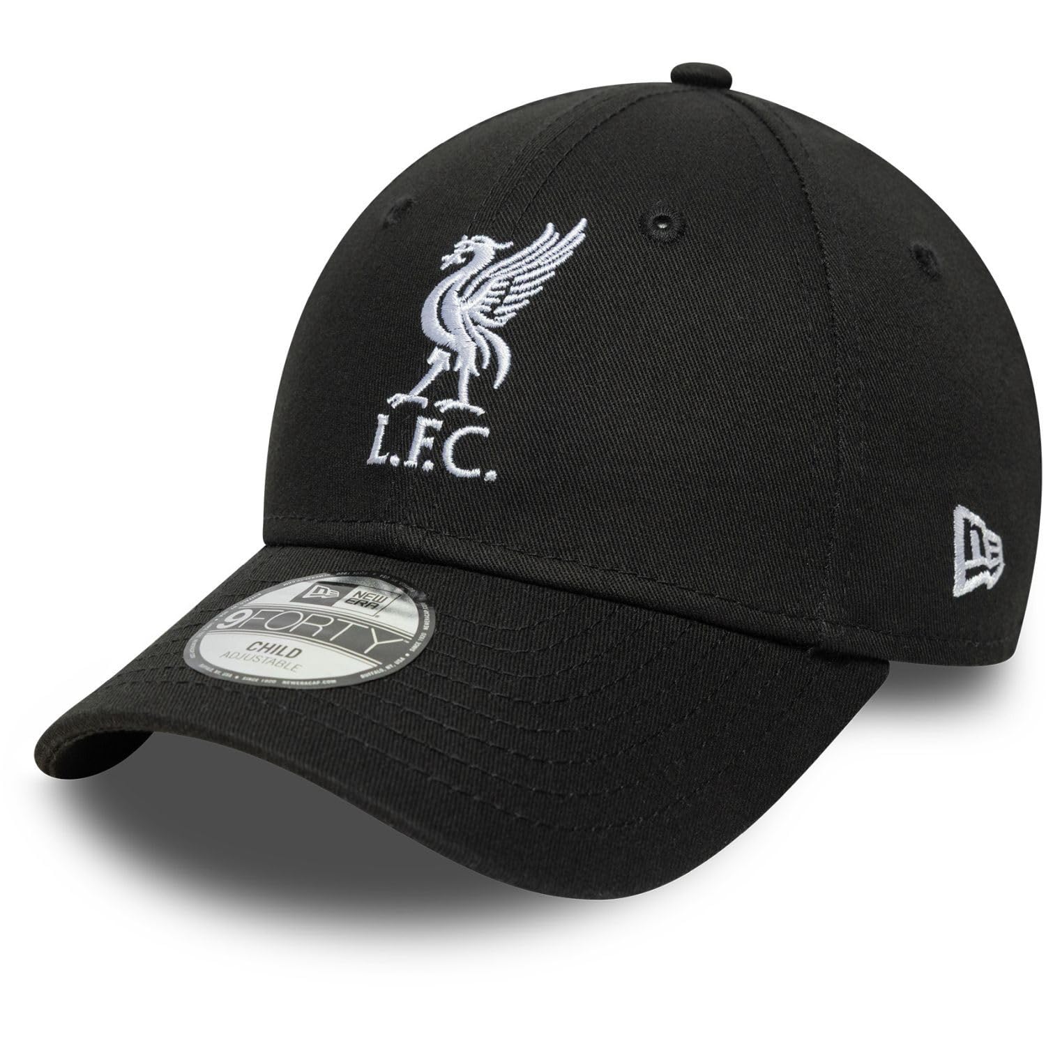 Liverpool Football Club, Official Merchandise, Child/Children, Core Logo Baseball Cap, Hat, Black