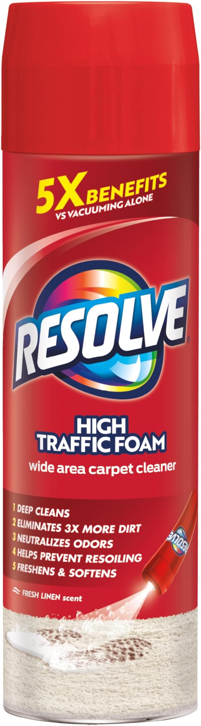Resolve High Traffic Area Foam Carpet Cleaner at Rudolph Hayes blog