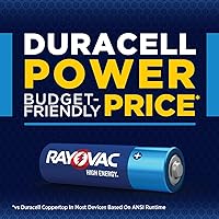 Vista 2 de Rayovac - Pilas alcalinas AA, doble pila A, 60