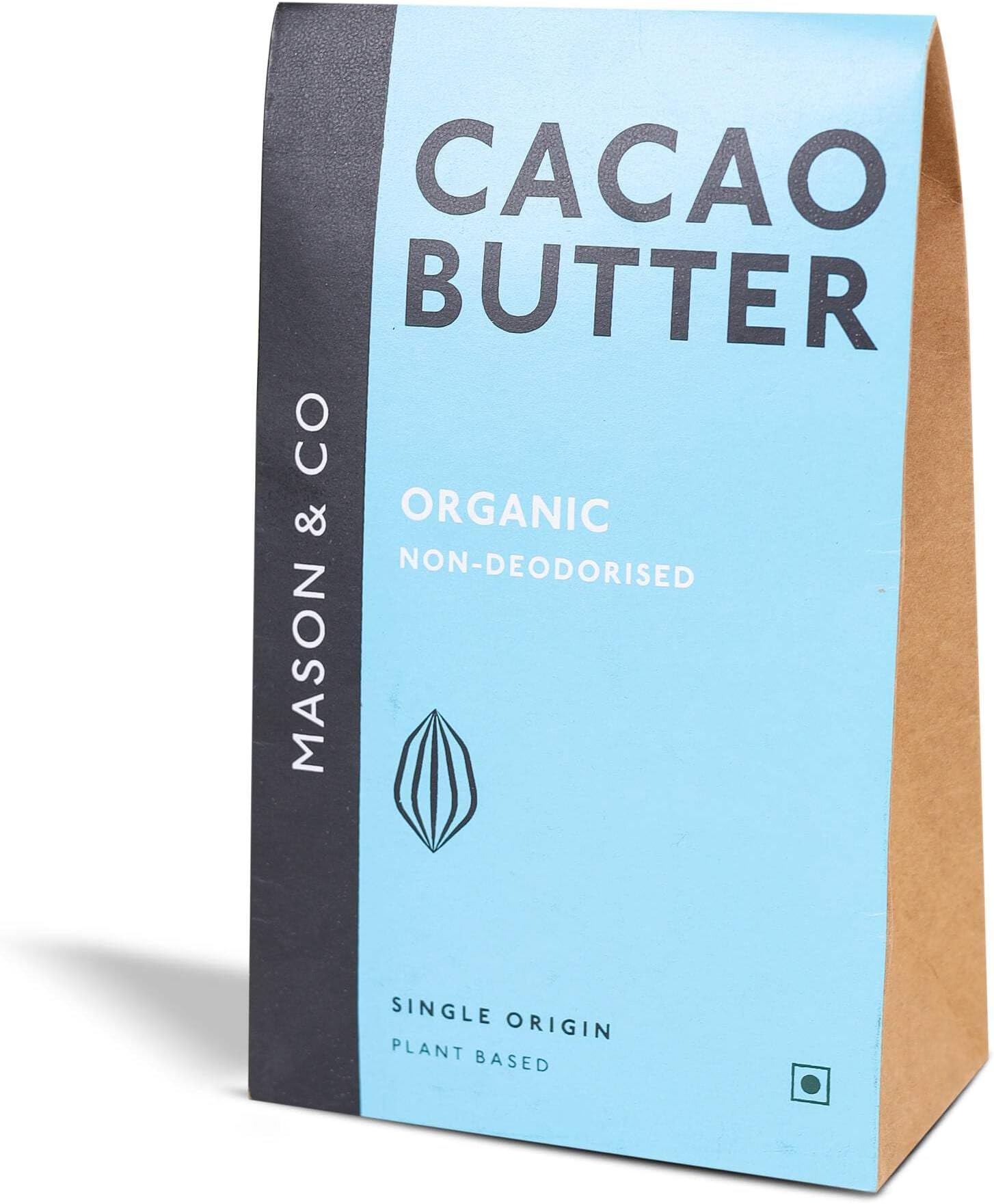 Mason & Co. Non-Deodorised Organic Cacao Butter, 200g