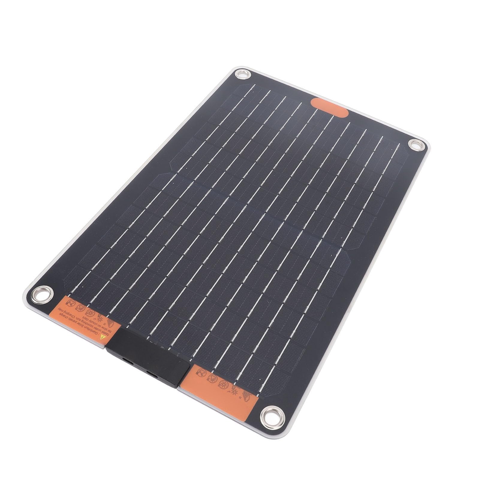 Sonew Pannello Solare Portatile 15W, Doppia Uscita 5V 2A con Silicio