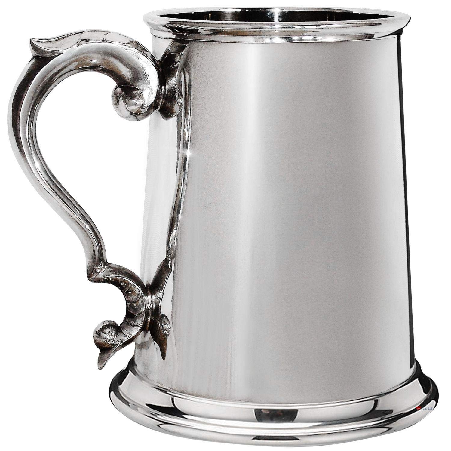 I LUV LTD 1 Pint Tankard for Liverpool 2019-20 Premier League Champions, Pewter Celebration Beer Mug
