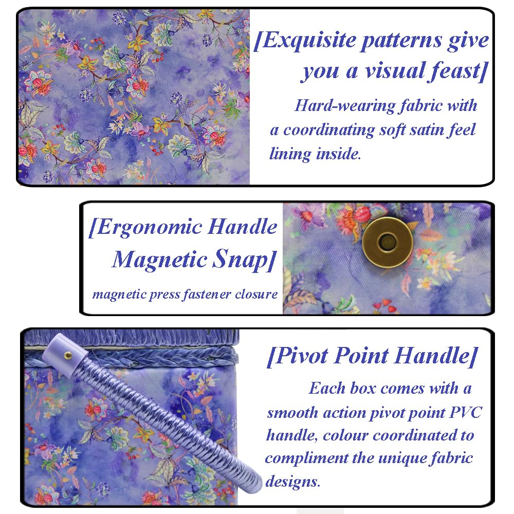 Paniers à couture pour la maison, boîte à couture de taille moyenne pour le rangement et l'organisation, panier à couture avec accessoires, cadeau pour Noël, Thanksgiving, fête des mères