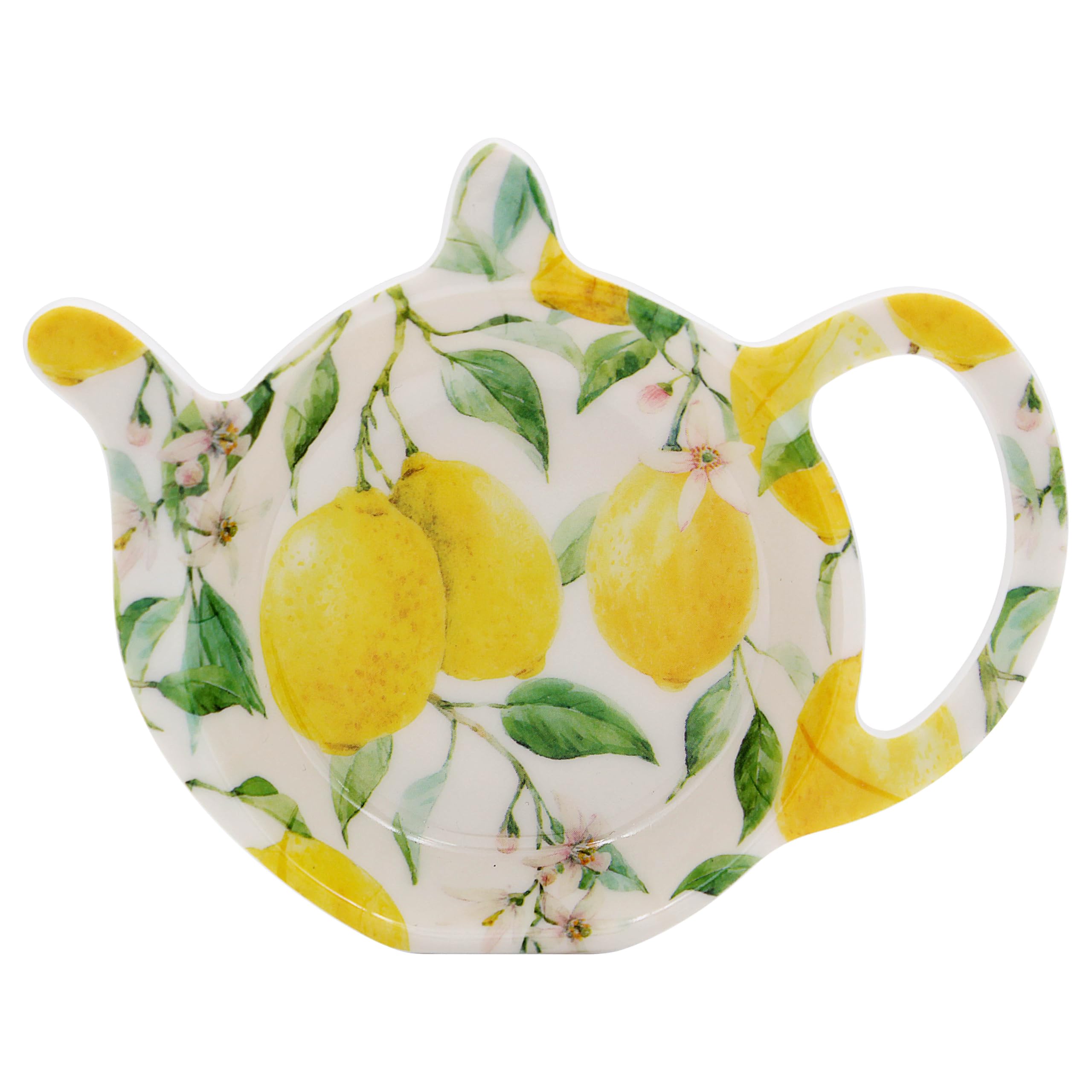 The Leonardo Collection Multicolour Lemon Grove Tea Bag Tidy Melamine