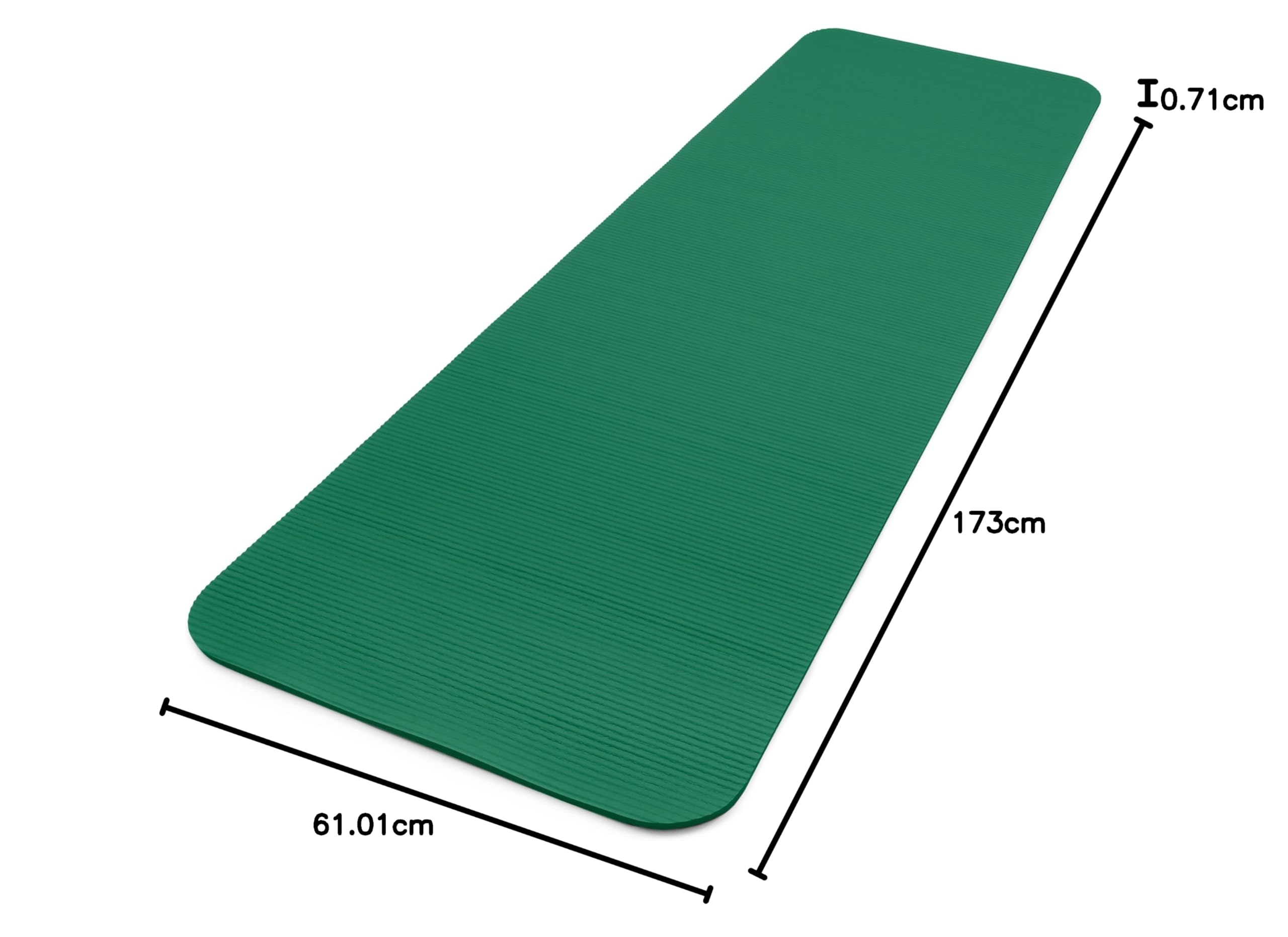 Adidas Alfombrilla Fitness 10mm Verde Oscuro