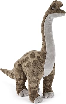 Zappi Co Plush Children's Stuffed Soft Cuddly Plush Toy-Part of Safari Animals Collection, Perfect for Kids 40cm DepthBrachiosaurus Dinosaur