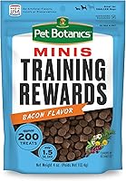 Vista 1 de Pet Botanics Training Rewards - Mini golosinas para perros, tocino, 4 onzas