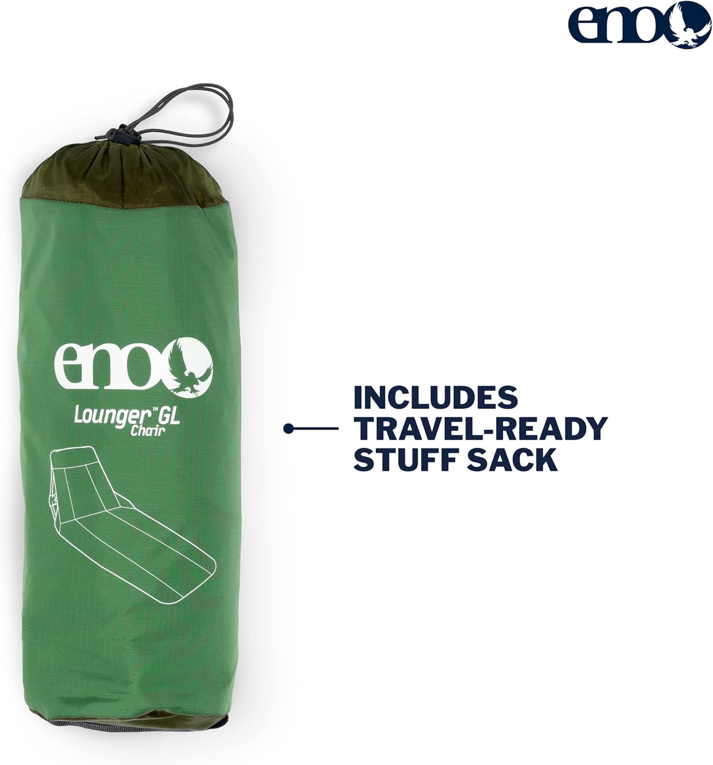 Olive and Lime Portable Camping Lounger with Cushions