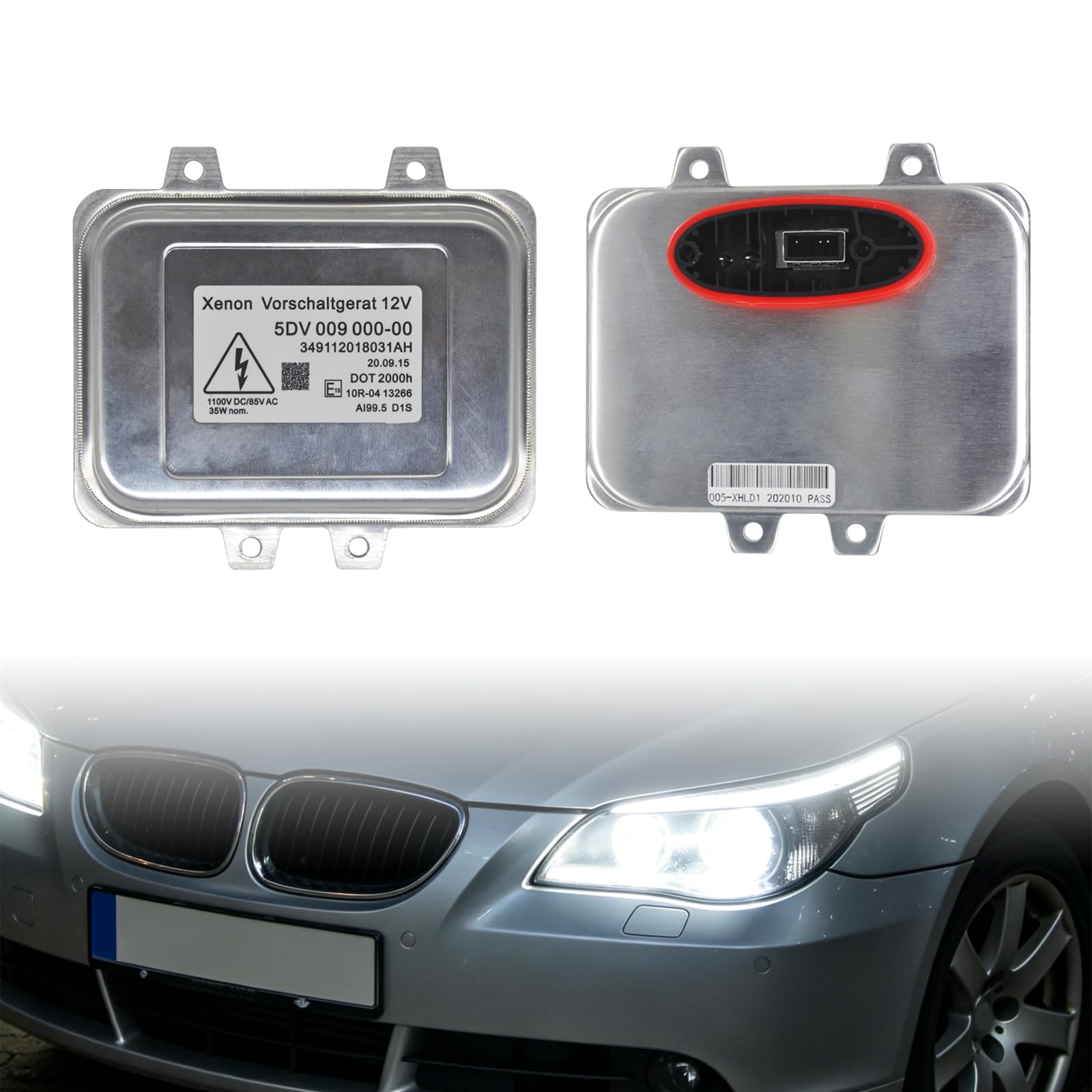 Xenon HID Ballast Phare pour BMW E60 E61 E65 E66 E67 E71 E725DV00900000 VW Golf 6 Tiguan Mercedes Sprinter G500 Xenon HID Headlight Ballast D1S/D2S Bulbs