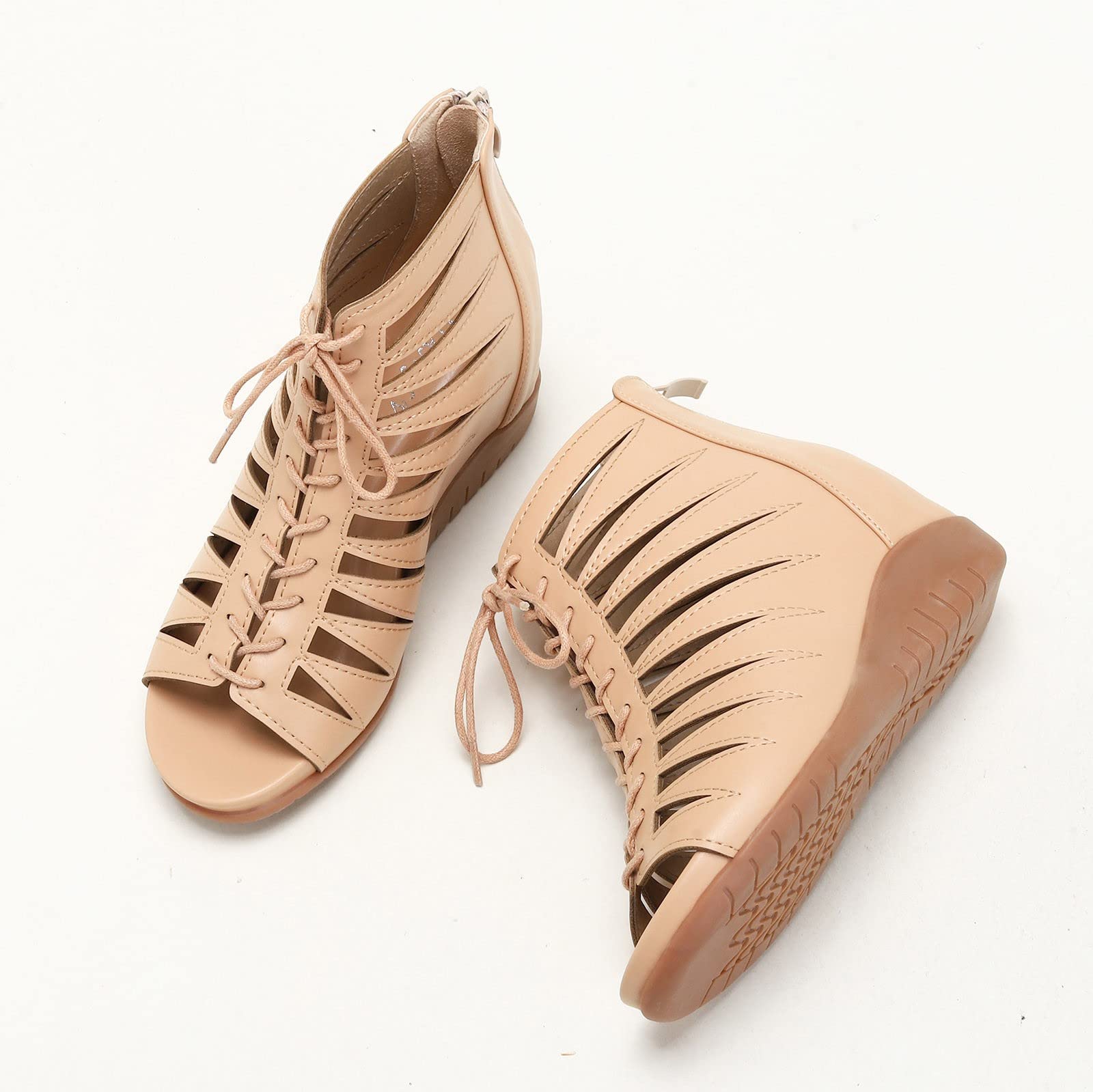 Sandali Comodi Sandalo Donna Estivo Elegante Sandali con zeppa da donna da spiaggia con bohémien romani alla etnica Scarpe Cerimonia Zeppa Estive Zeppe Estive Eleganti Tacco