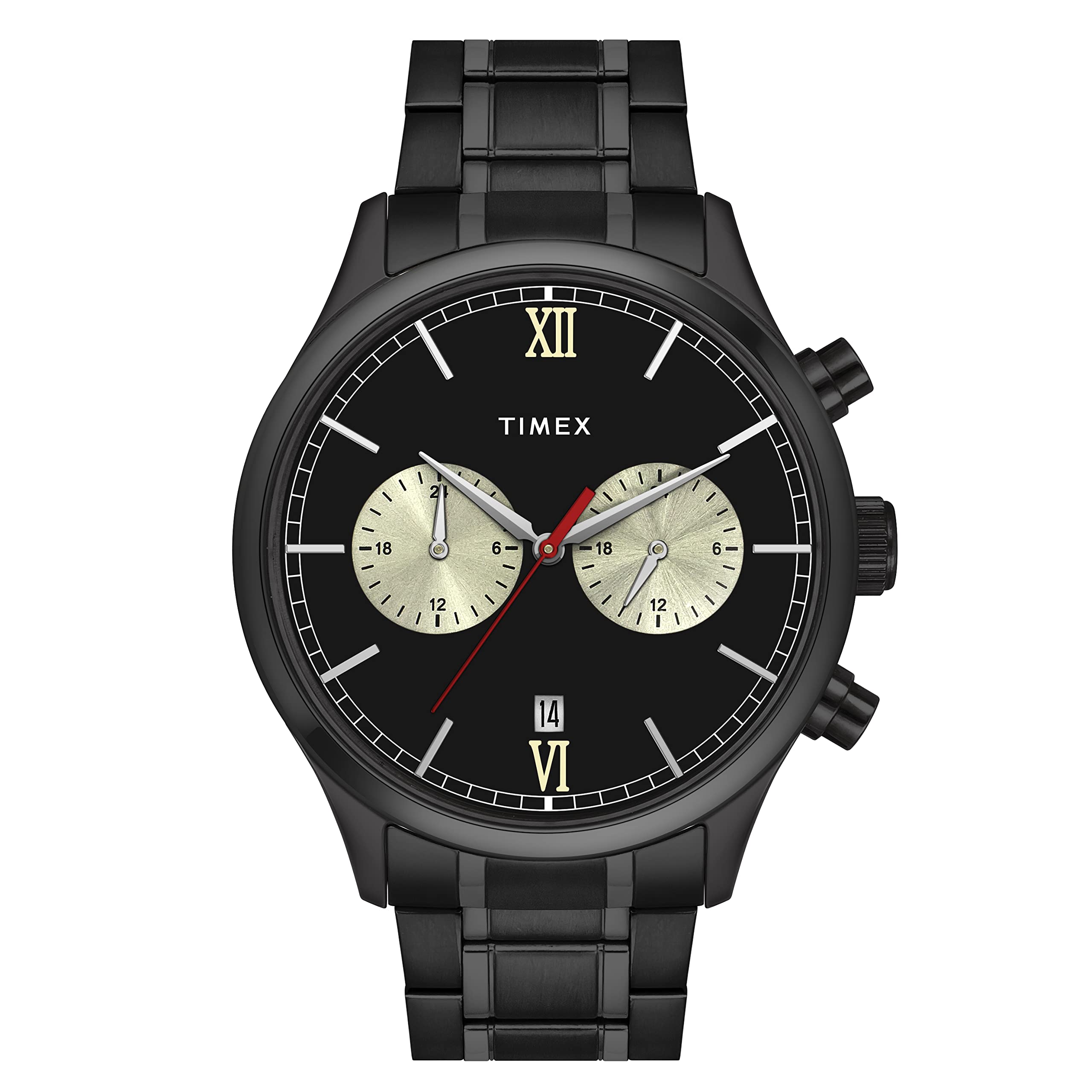 TIMEX Analog Black Dial Mens Watch - TWEG19809 (B0BQM1R14Y) Amazon Price History, Amazon Price Tracker
