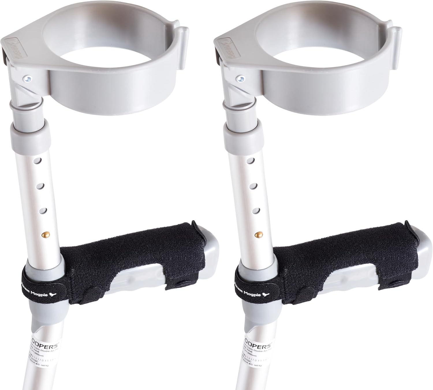 Fitness Magpie Crutches Handle Pads for UK Crutches Comfortable Anti