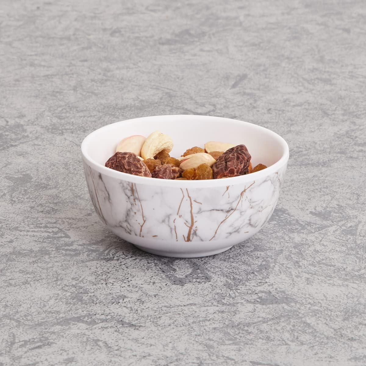 Home Centre Silvano India Selik White Printed Melamine Katori