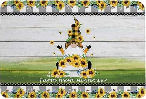 Linda alfombra de baño de gnomo floral alfombras de baño suaves antideslizantes cubierta lavable alfombra absorbente alfombra para el suelo