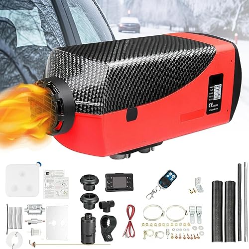 Miniatura 1 de EVGTTI Calentador de aire diésel de 5KW, calentador de estacionamiento diésel de 12 V 5000 W con pantalla LCD, control remoto de termostato