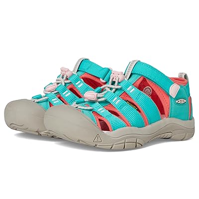 KEEN Kids Newport H2 (Toddler/Little Kid/Big Kid) Kids Shoes Bright Aqua/Pink A Boo