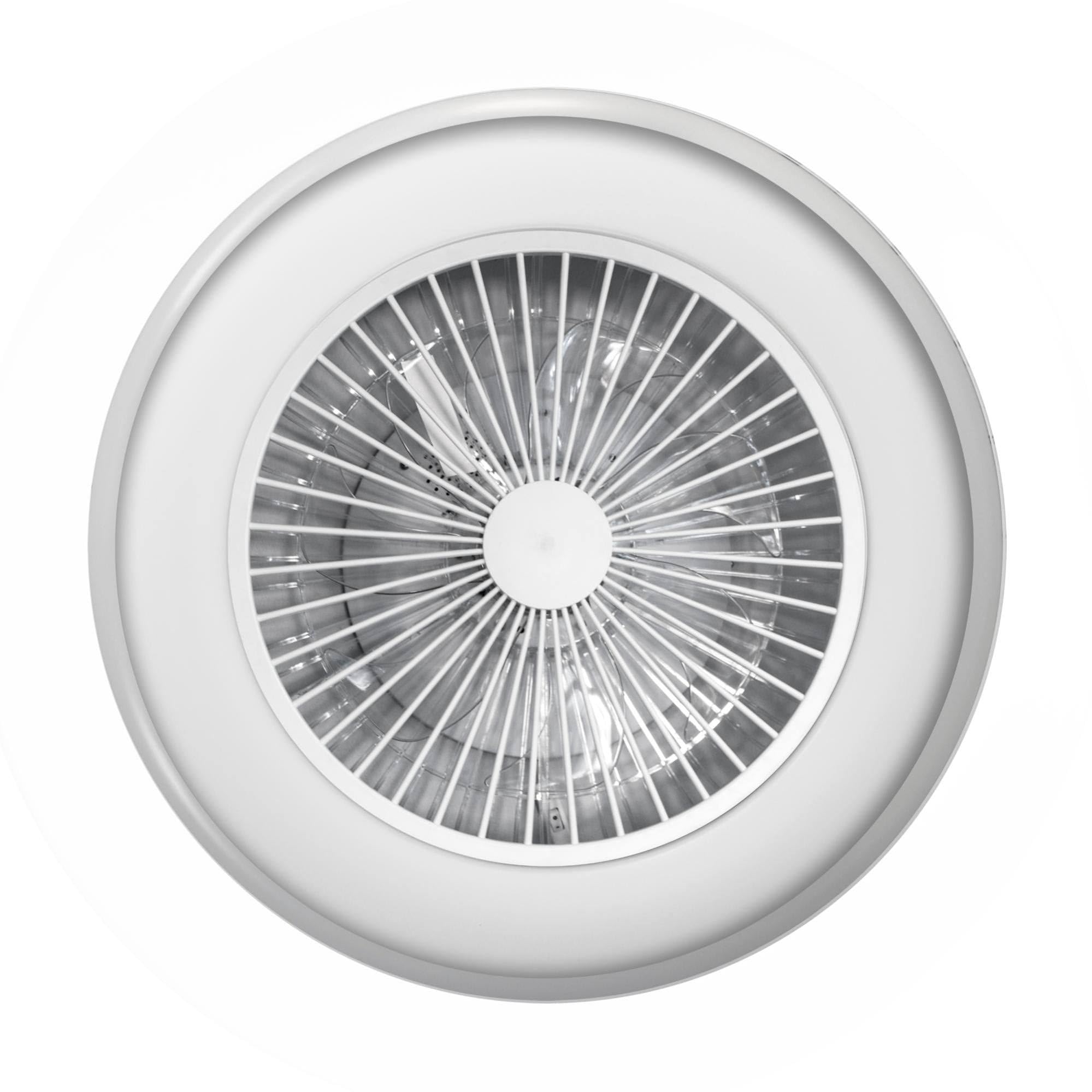 Dopa Dopastore Plafoniera con Ventilatore Integrato da Soffitto LED 62W con 6 Velocità della Ventola 3 Tonalità di Luce Dimmerabili con Telecomando IP20 Per Interno Camere Soggiorno Relax