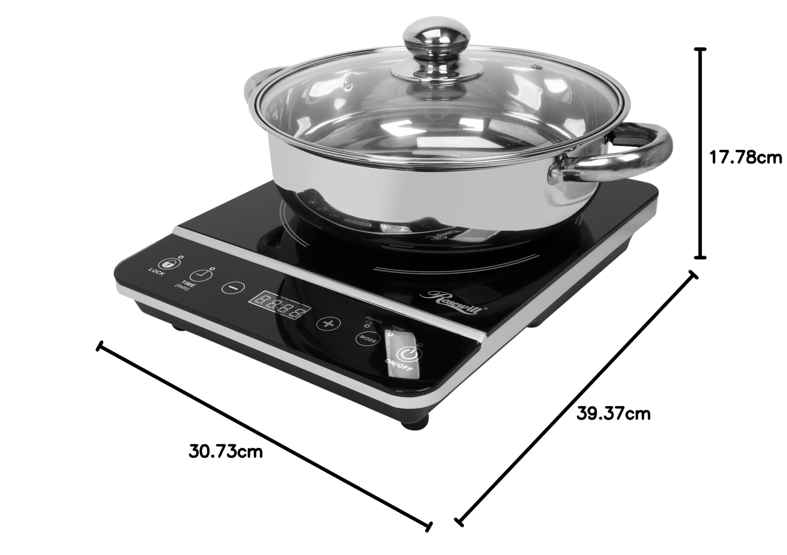 Rosewill Induction Cooktop - Fast Heating & Energy Efficient -9