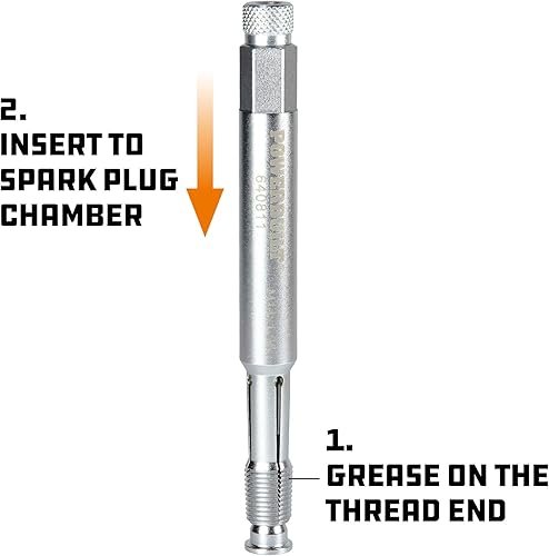 Miniatura 9 de Powerbuilt 641148 - Herramienta de reparación de roscas, de rosca trasera de 12 mm, 12mm, NA