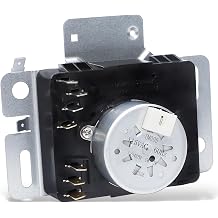 W10745654 W10857611 W10436306 WPW10436306 Dryer Timer Compatible with Whirlpool Roper Maytag Admiral Crosley Amana Dryer Timer NGD4655EW1 NGD4655EW2 RGD4516FW0, Replacement 162-719-1 AP5999276
