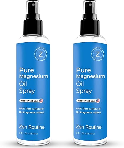 Miniatura 10 de Spray de aceite de magnesio orgánico puro  Rápida absorción  Promueve el sueño tranquilo y la relajación  Fabricado en Estados Unidos 8 fl oz8.0 fl