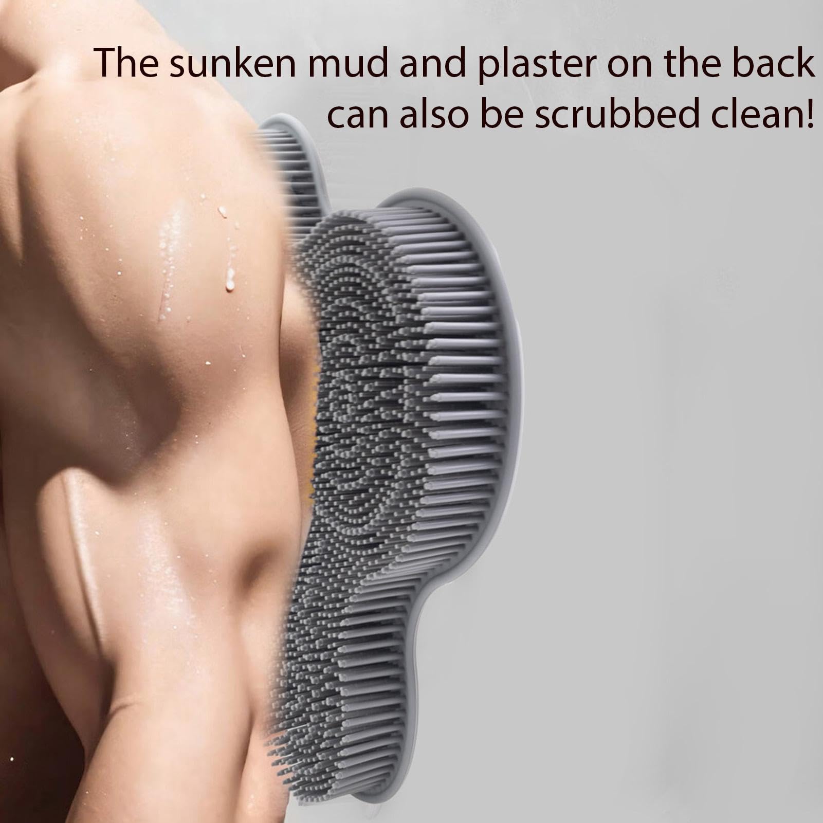 Alfombra Exfoliadora para Pies Almohadilla Antideslizante con Ventosas | Espalda Adhesivo para Pared para Mujeres y Hombres en Baño