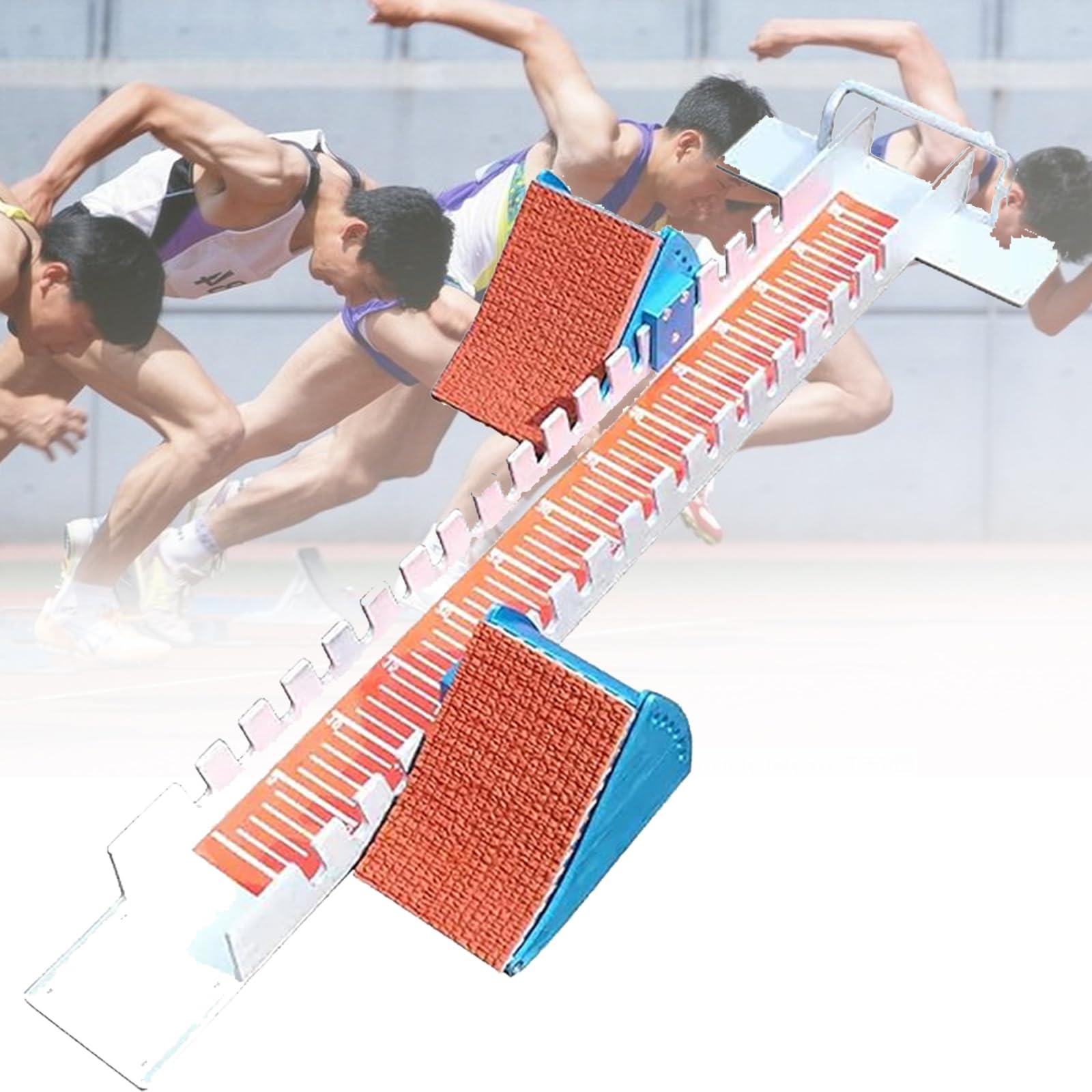 Blocs de départ réglables pour optimiser la poussée et le sprint en athlétisme
