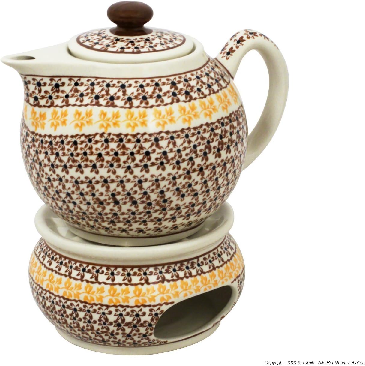 Boleslawiec Pottery Eierbeker, Original Bunzlauer Keramik, Decor 41