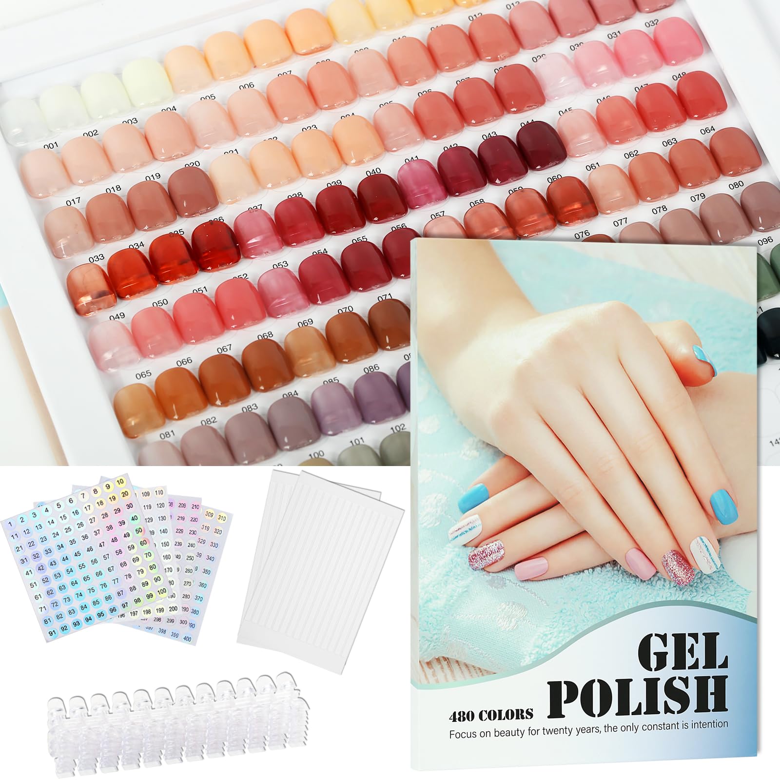 Amazon.com : C12rtive 480 Nail Colors Book,Professional Nail