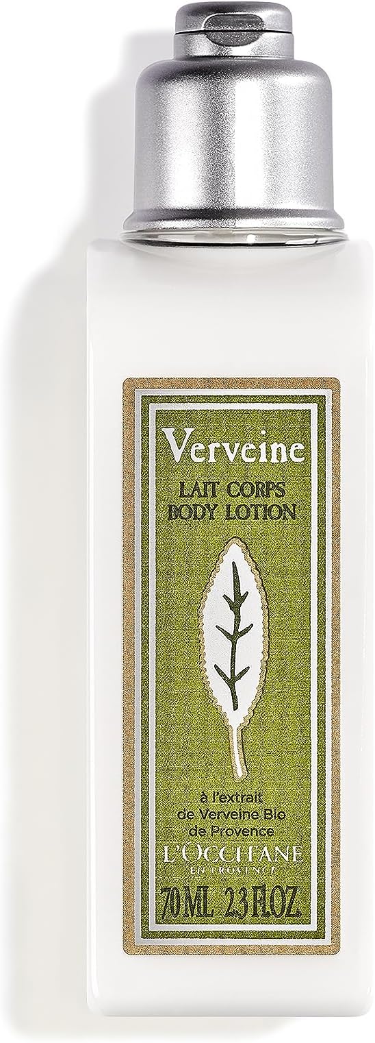 L'OCCITANE Travel Sized Verbena Body Lotion 70ml | Vegan & 98% Readily Biodegradable | Moisturising, Nourishing & Softening | Luxury & Clean Beauty Bodycare for All Skin Types